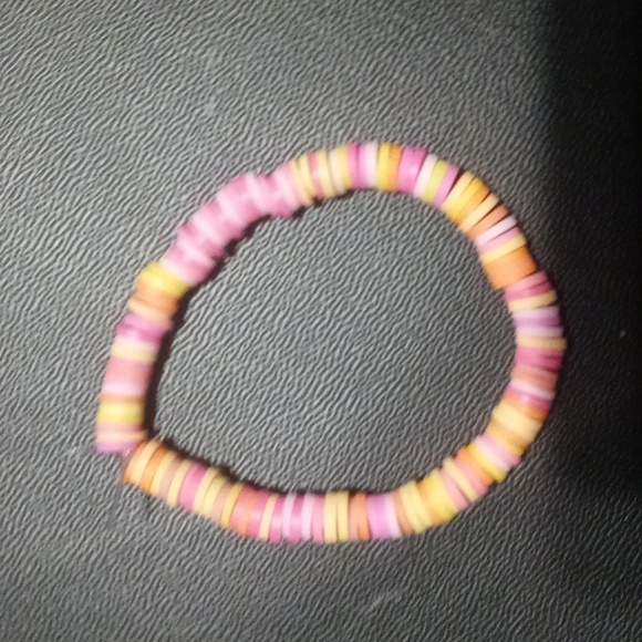 Accessories - Sherbet bracelet. Pink white yellow orange